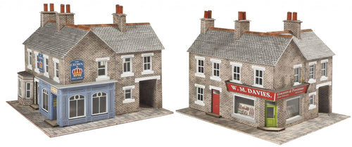 NEW METCALFE PN117 N GAUGE STONE CORNER SHOP & PUB