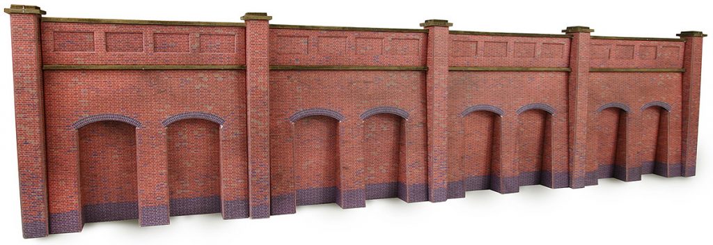 METCALFE PN145 N GAUGE RETAINING WALL BRICK STYLE - (PRICE INCLUDES DELIVERY)
