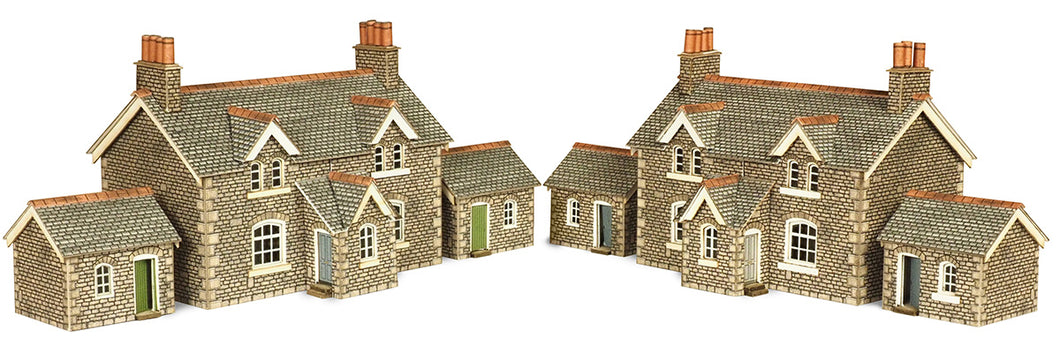 METCALFE PN155 N GAUGE WORKERS COTTAGES (PRICE INCLUDES DELIVERY)