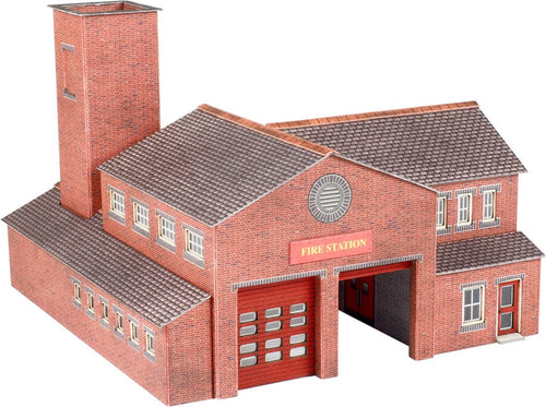 METCALFE PN189 N GAUGE FIRE STATION - (PRICE INCLUDES DELIVERY)