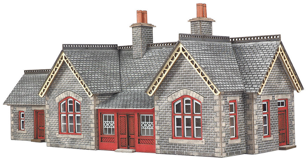 METCALFE PN933 N GAUGE SETTLE & CARLISLE RAILWAY STATION - (PRICE INCLUDES DELIVERY)