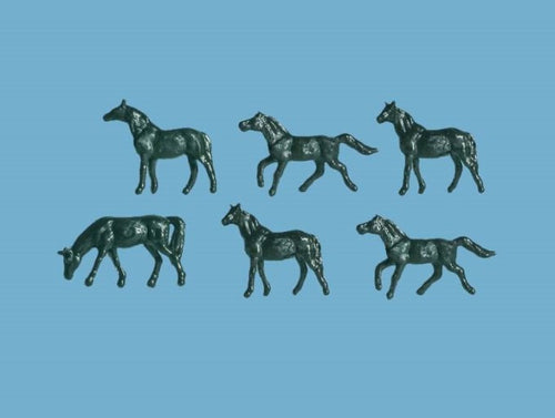 MODEL SCENE ACCESSORIES NO.5178 N GAUGE HORSES - (PRICE INCLUDES DELIVERY)