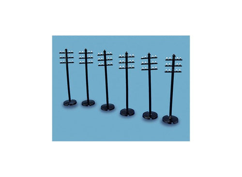 MODEL SCENE ACCESSORIES NO.5080 OO/1:76 TELEGRAPH POLES - (PRICE INCLUDES DELIVERY)