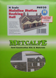 METCALFE PN920 N GAUGE MAINLINE STATION BOOKING HALL - (PRICE INCLUDES DELIVERY)