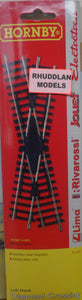 HORNBY R614 OO/1:76 LEFT HAND DIAMOND CRSOSSING - (PRICE ICLUDES DELIVERY)