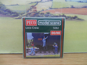 PECO MODEL SCENE 5082 OO 1:76 LOCO CREW - (PRICE INCLUDES DELIVERY)