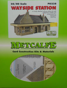 METCALFE PO238 OO/1:76 WAYSIDE STATION - (PRICE INCLUDES DELIVERY)