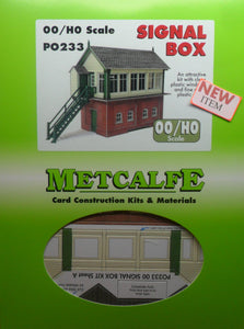 METCALFE PO233  OO/1.76 SIGNAL BOX - (PRICE INCLUDES DELIVERY)