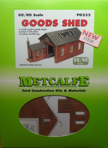 METCALFE PO232  OO/1.76 GOODS SHED - (PRICE INCLUDES DELIVERY)