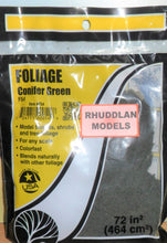 Load image into Gallery viewer, WOODLANDS SCENICS F54 FOLIAGE CONIFER GREEN - (PRICE INCLUDES DELIVERY)