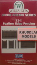 Load image into Gallery viewer, WILLS SS41 OO/1:76 FEATHER EDGE FENCING - (PRICE INCLUDES DELIVERY)