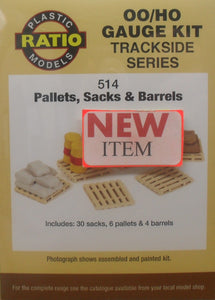 RATIO 514 OO/1:76 PALLETS, SACKS & BARRELS - (PRICE INCLUDES DELIVERY)