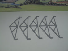 Load image into Gallery viewer, New No.6 OO gauge roof trusses (5) unpainted.
