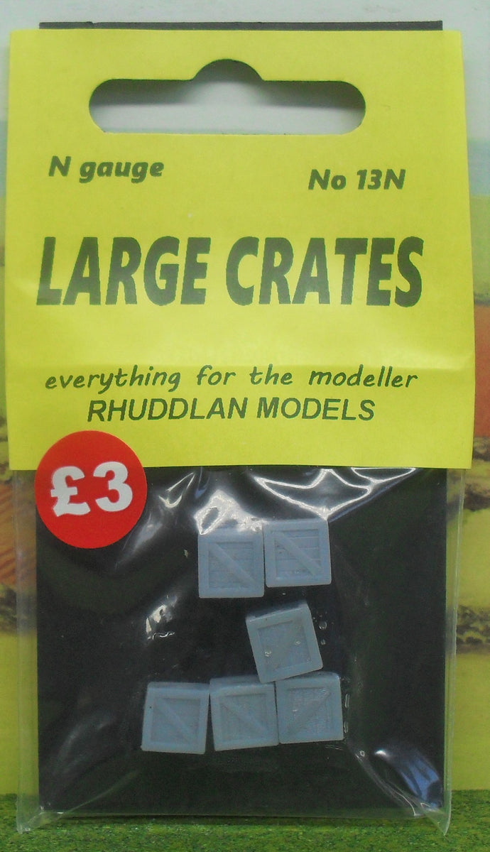 New No.13N N gauge LARGE CRATES unpainted. – Rhuddlan Models