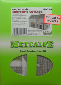 METCALFE PO259 OO/1:76 CROFTER'S COTTAGE - (PRICE INCLUDES DELIVERY)