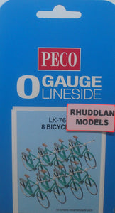PECO LK-764 O/1:48 8 BICYCLES - (PRICE INCLUDES DELIVERY)