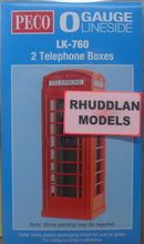 Load image into Gallery viewer, PECO LK-760 O/1:48 2 TELEPHONE BOXES - (PRICE INCLUDES DELIVERY)