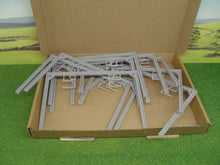 Load image into Gallery viewer, New No.46LGE OO gauge BOX OF 10 CATENARY GANTRIES unpainted.