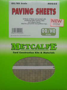 METCALFE M0055 OO/1.76 PAVING SHEETS - (PRICE INCLUDES DELIVERY)