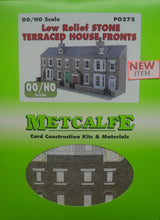 Load image into Gallery viewer, METCALFE PO275 OO/1.76 LOW RELIEF STONE TERRACED HOUSE FRONTS - (PRICE INCLUDES DELIVERY)