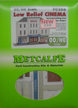 Load image into Gallery viewer, METCALFE PO206 OO/1.76 LOW RELIEF CINEMA - (PRICE INCLUDES DELIVERY)