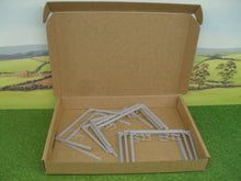 Load image into Gallery viewer, New No.46LGE N gauge BOX OF 10 CATENARY GANTRIES unpainted.