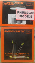 Load image into Gallery viewer, GAUGEMASTER ACCESSORIES GM82 3MM LED YELLOW X5 - (PRICE INCLUDES DELIVERY)