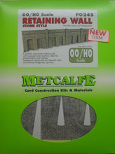 Load image into Gallery viewer, METCALFE PO245 OO/1.76 REATAINING WALL STONE STYLE - (PRICE INCLUDES DELIVERY)