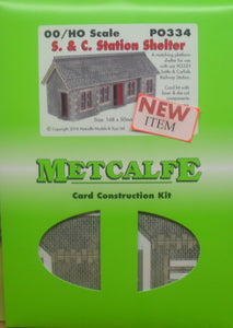 METCALFE PO334 OO/1:76 STATION SHELTER SETTLE CARLISLE  - (PRICE INCLUDES DELIVERY)