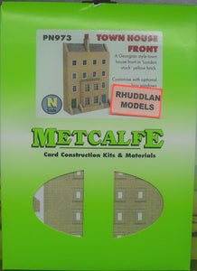 METCALFE PN973 N GAUGE TOWN HOUSE FRONT (PRICE INCLUDES DELIVERY)