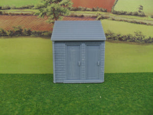 New No.76 OO gauge BRICK OUTHOUSE unpainted.