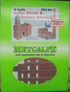 NEW METCALFE PN184 N GAUGE BOILER HOUSE & FACTORY ENTRANCE