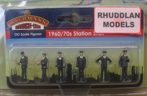 BACHMANN SCENECRAFT 36-405 OO 1960/70 STATIONSTAFF - (PRICE INCLUDES DELIVERY)