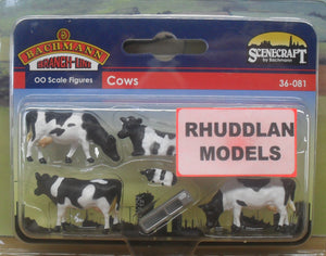 BACHMANN SCENECRAFT 36-081 OO COWS - (PRICE INCLUDES DELIVERY)