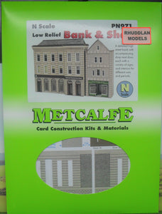 METCALFE PN971 N GAUGE BANK & SHOP