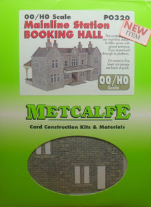 METCALFE PO320 OO/1:76 BOOKING HALL MAINLINE STATION - (PRICE INCLUDES DELIVERY)