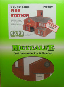 METCALFE PO289 OO/1:76 FIRE STATION - (PRICE INCLUDES DELIVERY)