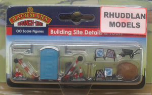 BACHMANN SCENECRAFT 36-048 OO BUILDING SITE DETAILS & TOOLS - (PRICE INCLUDES DELIVERY)