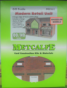 METCALFE PO361 OO GAUGE MODERN RETAIL UNIT- (PRICE INCLUDES DELIVERY)