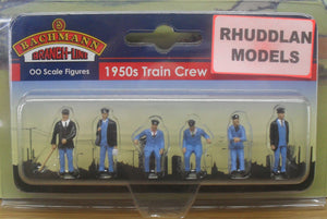 BACHMANN SCENECRAFT 36-407 OO 1950 TRAIN CREW - (PRICE INCLUDES DELIVERY)