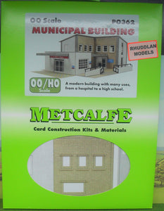 METCALFE PO362 OO GAUGE MUNICIPAL BUILDING- (PRICE INCLUDES DELIVERY)