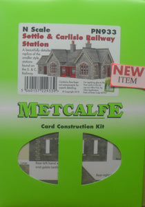 METCALFE PN933 N GAUGE SETTLE & CARLISLE RAILWAY STATION - (PRICE INCLUDES DELIVERY)
