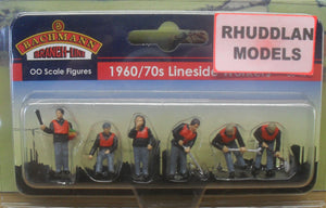 BACHMANN SCENECRAFT 36-421 OO 1960/70 LINESIDE WORKERS (PRICE INCLUDES DELIVERY)