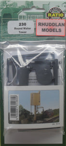 RATIO 230 N GAUGE ROUND WATER TOWER - (PRICE INCLUDES DELIVERY)