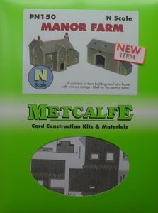 METCALFE PN150 N GAUGE MANOR FARM - (PRICE INCLUDES DELIVERY)
