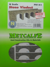Load image into Gallery viewer, METCALFE PN141 N GAUGE STONE VIADUCT - (PRICE INCLUDES DELIVERY