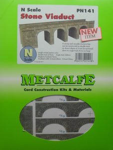 METCALFE PN141 N GAUGE STONE VIADUCT - (PRICE INCLUDES DELIVERY