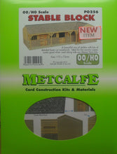 Load image into Gallery viewer, METCALFE PO256 OO/1.76 STABLE BLOCK - (PRICE INCLUDES DELIVERY)