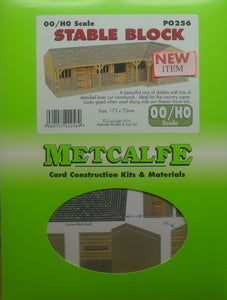 METCALFE PO256 OO/1.76 STABLE BLOCK - (PRICE INCLUDES DELIVERY)