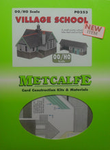 Load image into Gallery viewer, METCALFE PO253 OO/1.76 VILLAGE SCHOOL - (PRICE INCLUDES DELIVERY)